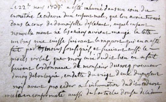 Registre paroissial de Crémarest, 1737