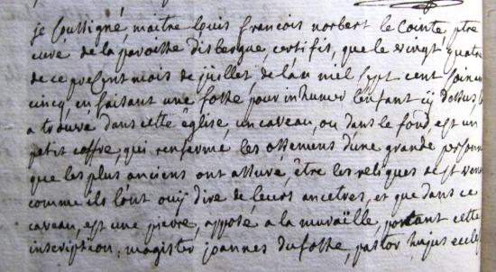 Registre paroissial d'Isbergues, 1765